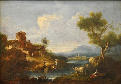 Pastorale Landschaft von Giuseppe Zais